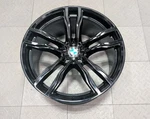 Bmw 21" 11.5" X5M X6M 612M F85 F86 Oe Rim Wheel Gloss Black Rear 86195 Single Used. Price: $795.00.