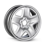 New 17" 5X114.3 Silver Replacement Steel Wheel Rim 2013-2023 For Mazda CX-5. Price: $159.99.
