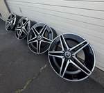 Mercedes Amg C-class 18" Staggered Oem Wheels Rims 86660 2064011700 Black 5X112 Used. Price: $1788.00.