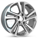 New 17" Replacement Wheel For 2017-2018 Hyundai Elantra 70903 Charcoal Machined. Price: $189.35.