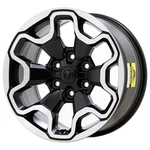 18" Dodge Ram 1500 Wheel Rim Factory Oem ALY66002 2021-2025 Machined Black Remanufactured. Price: $395.00.