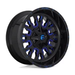 17 Fuel Wheels D645 Stroke Gloss Black With Candy Blue Finish Off-road Rims New. Price: $1624.00.