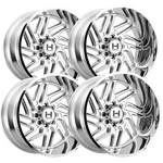 (set Of 4) Hostile H116 Jigsaw 20X12 8X170 -44MM Chrome Wheels Rims 20" Inch New. Price: $2836.00.