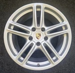 Porsche Panamera Turbo 2010-2013 Factory Oem Rear Wheel 19"X10" Alloy Silver Rim Used. Price: $204.00.