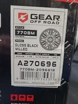 Gear Off Road A270696-770BM 20X9 Gloss Black Milled Wheel New. Price: $289.99.