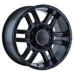 Ion Wheels 179-7883MB Single Matte Black 17X8 New. Price: $166.59.