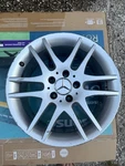 Mercedes SLK350 SLK300 7.5 X 17" Front Wheel Rim Silver 1714013002 Oem Used. Price: $158.00.