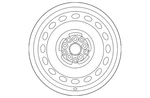 Genuine Toyota Wheel Steel 42611-02Q51 New. Price: $154.81.