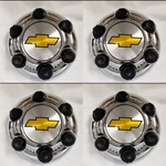 4PCS 6 Lugs Silverado 1500 Tahoe Avalanche Center Wheel Cap Hub With Yellow Logo New. Price: $53.99.