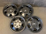 (4) Chevrolet Tahoe Suburban Black Powder Coat Wheels Rims + Caps 16" Hol. 5096 Used. Price: $879.00.