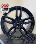 Gloss Black C7 Z51 Style Corvette Wheels Fits: 2014-2017 Base 18/19" New. Price: $1169.00.