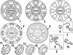 Genuine Ford Wheel Alloy PC3Z1007F New. Price: $942.25.
