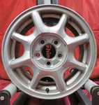 Buick Park Avenue 00-03 Alloy Factory Wheel 8 I-spoke Silver 16X6.5 #3 Used. Price: $100.00.