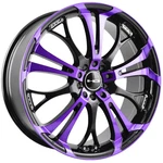 20" 8" Purple Accent Aluminum Alloy Wheel Hpd Spinout 5X4.5 / 5X120 +35 Offset New. Price: $270.00.