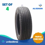 Set Of (4) Used 225/60R18 Sumitomo Geotour 100H 6.5-7/32. Price: $160.46.