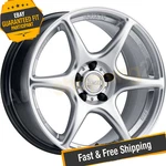 Kansei K11S-191512+22 19X10.5 5X114.3 73.1 Tandem Series Hyper Silver Wheel New. Price: $459.00.