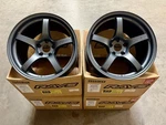 Rays Volk Gramlights 57CR 18X10.5 5X114 +22 Evolution Sti Wheel Gun Blue New. Price: $1699.95.