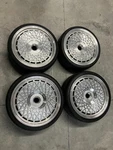 Porsche 911 Center Lock Wheels And Tires, Turbo GT3 Used. Price: $3500.00.