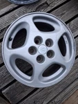 1990-1996 Nissan 300 Zx 16" 7-1/2" Wheel 5 Spoke One Left Side Oem Original Used. Price: $99.99.
