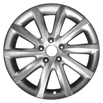 For Volkswagen Passat 06-10 Alloy Factory Wheel 10-SPOKE Machined & Silver 18X8 Used. Price: $247.46.