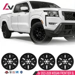 Set Of 4 17" Alloy Wheel Hubcaps For 2022-2026 Nissan Frontier Sl Black Lacquer New. Price: $89.99.