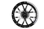 Gloss Black Milled Offroad Rims 20X9 6X139.7 ET15 Fits Hilux 4RUNNER Canyon New. Price: $1020.44.