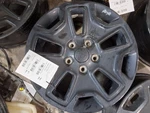 2014-2018 Jeep Wrangler Wheel Rim 17X7-1/2 Gloss Black 10 Slot Used. Price: $125.00.
