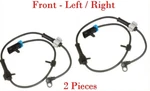 X Abs Wheel Speed Sensor Front Left/right Fits Chevrolet Gmc 2002-2014 New. Price: $124.00.