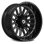 Inch 20X10 Gear Off Road 764BM Black Milled Wheels Rims 8X170 -19 New. Price: $1228.68.