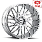 New 22X14 Vision 404 Brawl Chrome 6X139.7 6X5.5 ET-76 Wheel Rim. Price: $698.81.