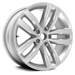 For Volkswagen Passat 16-17 Alloy Factory Wheel Double 5-SPOKE Silver 18X8 Used. Price: $266.26.