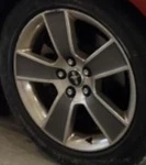 2006-2009 Mustang Oe Wheel 18X8-1/2 5 Spoke Wide Flat Dark Argent Paint Used. Price: $137.80.