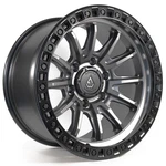 20X9 Arena A103 Mission Satin Gunmetal Center Black Lip Wheel 6X5.5 (0MM) New. Price: $382.50.
