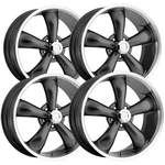 (set Of 4) Staggered-vision 142 Legend 20" 5X4.75" +-6MM Gunmetal Wheels Rims New. Price: $1207.96.