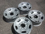 One 17 Inches Gmc And Chevy 2500 Rim, 3500 Pickup Wheel Original Equip Used. Price: $100.00.