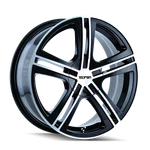 18X7.5 Touren TR62 Black/machined Wheel 5X112/5X120 (40MM) New. Price: $214.20.