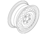 Genuine Volkswagen Spare Wheel 1K0-601-027-CB-03C New. Price: $110.71.