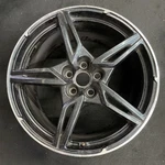 Rear Chevrolet Black Machined Lip Corvette Factory Wheel 20X11 2020-2025 14008B Used. Price: $158.06.