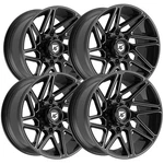 (set 4) Gear Off-road 777BM Vortex 20X9 8X6.5" +0MM Black/milled Wheels Rims New. Price: $989.96.