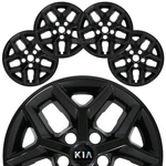 4 Fits Kia Soul 2020-2025 Black 16" Wheel Skins Hub Caps Full Covers Alloy Rims New. Price: $109.99.