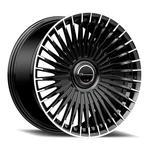 22" Giovanna Wheels Tulum Gloss Black Machined Tips Finish 22X9 22X10.5 New. Price: $2299.00.