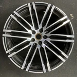 Front Porsche Machined Grey Macan Oem Wheel 21 2015-2018 Factory 67468 Used. Price: $530.38.