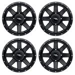 4PCS 15" Rocktrix RT106 Atv Utv Wheel Rim 15X7 ET10 4+3 Offset 4X156 4/156 Black New. Price: $585.69.