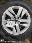 Wheel/rim Only Oem 21-23 Volkswagen Atlas 3QF601025QFZZ Used. Price: $75.00.