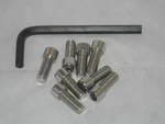 Set Of 8 Ballistic Wxor Replacement Screws For Wheel Rim Center Caps New. Price: $29.95.