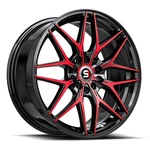 SPEC-1 Wheels Rim SP-60 17X7.5 5X105/5X114.3 ET42 73.1CB Gloss Black & Red New. Price: $276.80.