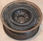 1969-1972 Ford 15X5.5" Steel Wheel Rim 5X4.5", 1968-1972 Mercury, Lincoln Used. Price: $165.00.