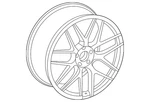 Genuine Wheel Alloy 22 Amg Cross-spoke Gray 11 167-401-45-00-7X21. Price: $2218.20.