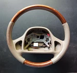 1998-2004 Lincoln Town Car/mercury Grand Marquis Wood & Leather Steering Wheel Used. Price: $39.95.