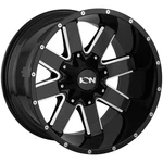 Ion 141 20X9 8X170 +0MM Black/milled Wheel Rim 20" Inch New. Price: $259.99.